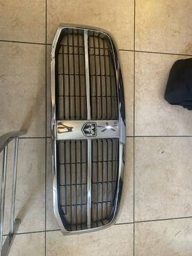 104-02006b Dodge Truck Grille Chassis Cab Chrome Surround Fits 06-10 1500 2500 3500 Pickup