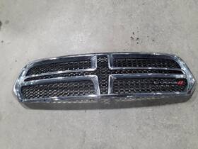 104-02474a Dodge Truck Grille Upper Chrome Surround With Black Insert Fits 14-20 Durango 765350