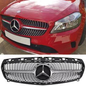1178801503 Dreams-auto Grill For Mercedes Benz R117 W117 Cla250 2013-2016 With Emblem Silver Diamond Style