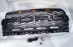 2021-2023f150 Ds-grill Grille For Ford F150 2021-2023 Raptor Style Front Upgrade With Letters Leds