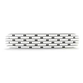 D-jp-190008-polsh Dv8 Offroad For 2007-2018 Jeep Jk Polished Grille Inserts