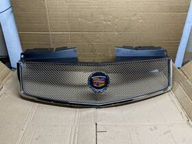 1007-0102-03 E&g Classics 03-07 Cadillac Cts Chrome Fine Mesh Metal Grill Grille With Emblem
