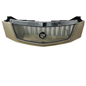 1009-0104-07 E&g Classics 2007-2014 Cadillac Escalade Grille Kit Chrome Heavy Mesh Grill With Hood Trim
