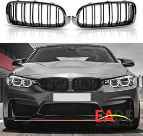 E109030041 Eade-auto-parts 2012-18 Bmw F30 320i 335i Replacement Front Bumper Grille Grill Double Slats Blk