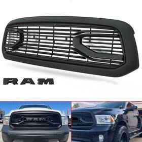Engros 738253716460 Matte Black Front Bumper Grille For 2013-2018 Dodge Ram 1500 Big Horn Grill Hood