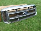 F01200359 Ford Series Super Duty Pickup Grille Chrome Gray With Blue