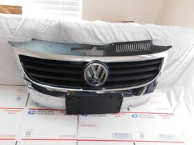 1q0853761 Factory/oem 07 08 09 10 11 Vw Eos Front Radiator Grill Grille Chrome 2