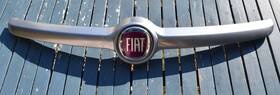 735525816 Fiat Oem 2014 2015 2016 2017 500l Bumper Silver Emblem Badge Logo Panel Trim