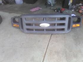 102-00697d Ford Header Panel Grill Headlight Turn Signal 2005 - 2007 F350 250 550