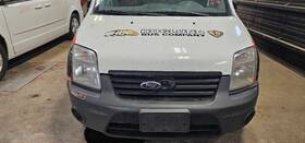 104-02172a Ford Grille Upper Dark Gray And Black Fits 10-13 Transit Connect 1165642