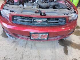 104-02204a Ford Grille Upper 6 Cylinder Pony Package Chrome Bar Trim Fits 10-12 Mustang 720255