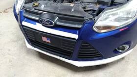 104-02349bl Ford Driver Grille Cover Mounted Lower Titanium Fits 12-14 Focus 7883574