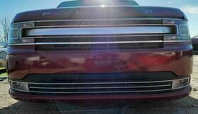 104-02426b Ford Grille Upper Satin Aluminum Trim Limited Fits 13-19 Flex 193368