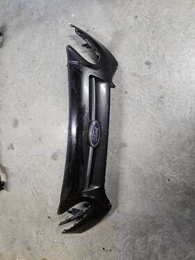104-02545a Ford Grille Upper Includes Emblem Black Trim Fits 14-18 Transit Connect See Pics