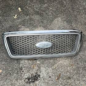 5l348200 Ford 2004 To 2008 F150 F-150 Truck Front Upper Grill Grille 3346r Dg1 Chrome
