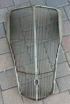68-8200 Ford Genuine 1936 Car Grille One Piece Stamping