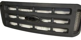6c34-8200-caw Ford 6c34-8200-baw 05-07 Super Duty Oem Black Grille Shell P/n /