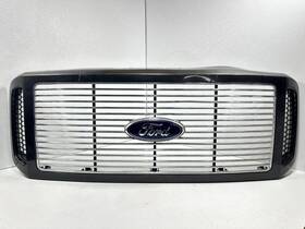 6c3j-8200-acw Ford 05-07 F250 F350 Sd Harley Davidson Style Grill Chrome Bars Painted Surround