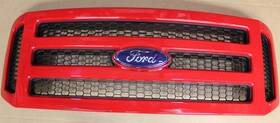 6c3z8200cu1x Ford Dent Red F250 Grille Oem Factory Super Duty 6c3z 8200 Cu New Old Stock Nos