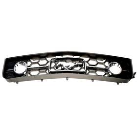 6r3z-8200-a Ford Oem Upper Radiator Grille Black&pony Emblem Chrome 05-09 And Fog Lights 6r3z8200a 6r3z-8200-a Ford Oem Upper Radiator Grille Black&pony Emblem Chrome 05-09 And Fog Lights 6r3z8200a