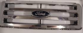 7l14-8200-a Ford 2007-2014 Expedition Front Radiator Grille Chrome With Emblem Oem Genuine