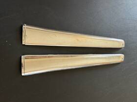 8170 Ford 8171/8170 1947-1948 Upper Grille Trim Bars Molding Deluxe Chrome Stainless 8171 8170 Ford 8171/8170 1947-1948 Upper Grille Trim Bars Molding Deluxe Chrome Stainless 8171