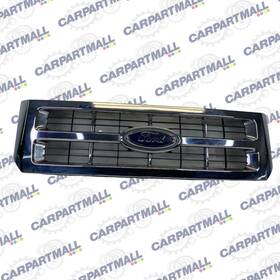 8l84-8150-acw Ford 2008-2012 Escape Front Bumper Center Grill Grille With Emblem