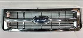 8l848a164 Ford Fits 2008 - 2012 Escape Front Bumper Upper Grille W Emblem Chrome Oem