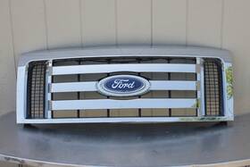 9l34-8200-d Ford 2010-2012 F-150 Front Chrome Bumper Grille Grill Oem 9l34-8200-d Ford 2010-2012 F-150 Front Chrome Bumper Grille Grill Oem
