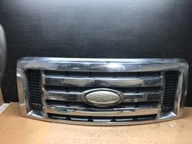 9l34-8200-faw Ford 2009 To 2012 F150 Front Upper Grill Grille Chrome G6372 Oem Dg1