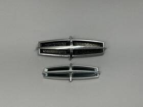 Ah6z-8213-a Ford 10-12 Lincoln Mkz Front Center Oem Hood And Trunk Emblem Logo Set