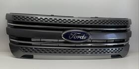 Bb538200 Ford I 2011 - 2015 Explorer Front Upper Grille With Emblem Oem Without Police