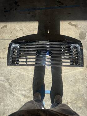 Cl3z8200bb Ford 2009 To 2014 F-150 Front Chrome Mesh Grille With Emblem M7409