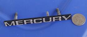 E5wb-8b262-ab Ford Mercury Script Grille Emblem Oem Badge Cougar 85 86 Metal E5wb