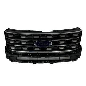 Fb5z-8200-ad Ford Oem 2016 2017 Explorer Xlt Limited Front Grille Silver Chrome