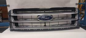 Fl1z8200da Ford Ft15-ft17 Expedition Platinum Upper Grille With Satin Bars Oem Grade B