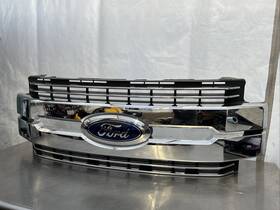 Hc3b-8a164-cjw Ford 2017 2018 2019 F250 F350 Super Duty Chrome Front Grill Oem
