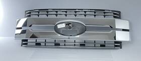 Hc3z-8200-cc Ford 2017-2019 Super Duty F250 F350 F450 F550 Chrome Grille Grill Genuine Oem