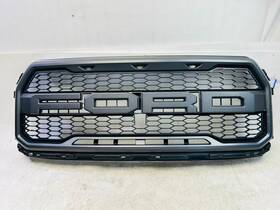 Hl3v-8200-agw Ford 2017 2018 2019 2020 F-150 Svt Raptor Front Grill With Lights Oem
