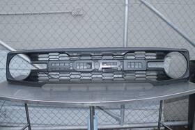 M2db-8a164-aaw Ford 2021-2024 Bronco Front Upper Grille Grill Without 360 Degree Camera Nice Oem