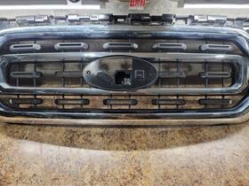 Ml348200 Ford 2021-2022 F150 F-150 Front Bumper Grille Grill Chrome No Emblem Oem
