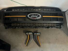 Ml34-8200-ma5gxt Ford Ml3z-8200-ja 2021 2022 2023 F-150 Tremor Sport Grille Oem Used P/n Ml34-8200-ma5gxt Ford Ml3z-8200-ja 2021 2022 2023 F-150 Tremor Sport Grille Oem Used P/n