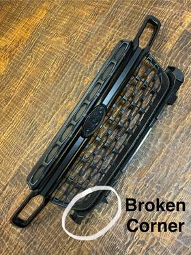Nz6z8200aa Ford Oem 2022-2024 Maverick Black Front Upper Grille Assembly Single Bar Grill
