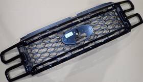 Pc3j8200kb5kbx Ford 23-25 Super Duty Front Grille Pc3z8200ka Black Appearance Package Blacked-out Oe