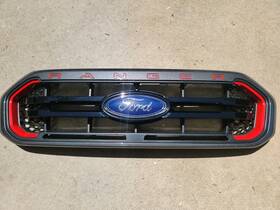 Ford Racing Performance Frpp Kb3z-8c324-fa 2019-2023 Ranger Genuine Oem Tremor Front Grille Black And Red With Emblem