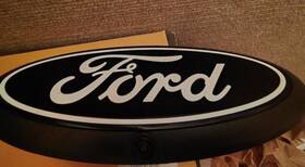 Rl3z-16605-k Ford Used Oem 2024-25 F-150 Front Grille Emblem Black With Camera Rl3z16605k