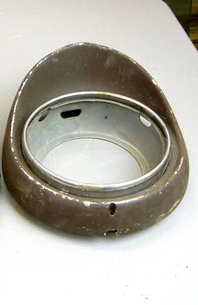 T13064-55 Ford 1955 Thunderbird Headlight Bezel And Bulb Retainer Rings T13064-55 Ford 1955 Thunderbird Headlight Bezel And Bulb Retainer Rings