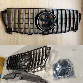 1kpmb1211139 Funki88 Grill For 2020 2021 2022 Mercedes Benz W167 Gle-class Black Chrome With Emblem