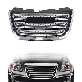 Galonga Glg99420g Fit For Gmc Terrain Slt 2016 2017 Chrome Plastic Front Upper Bumper Grille New