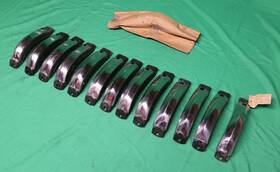 1318826 General Motors Lot Of 13 Oem 1953 Buick 50 And 70 Front Grille Outer Center Trim Tooth